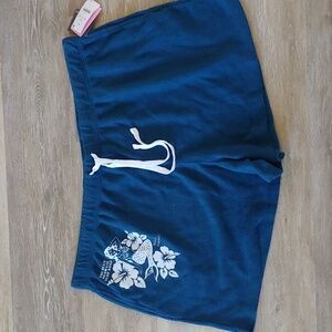 NWT Grayson Threads Women's Blue Mermaid Surf Shop Shorts Blue Size 3X
